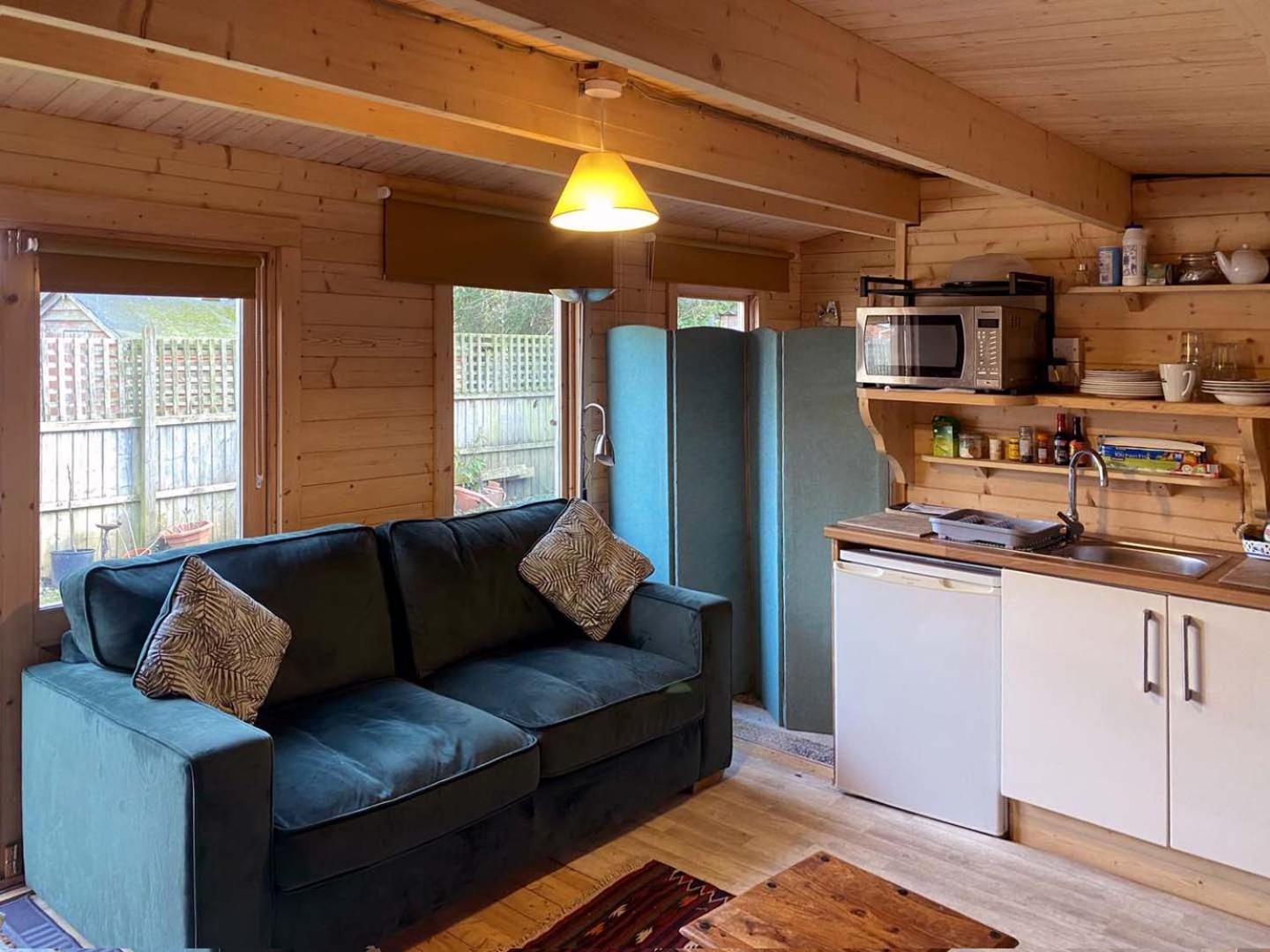 Cosy Garden Log Cabin Salisbury Exteriér fotografie